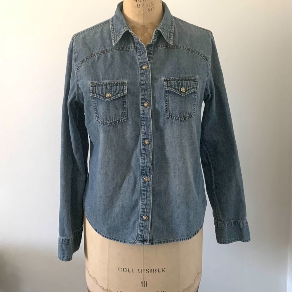 Express Denim Button Down Shirt Jean